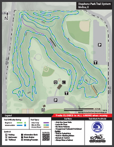 Stephen's Park Trail Map